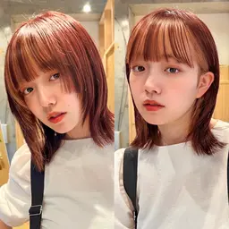 🎀似合わせ小顔に🎀顔まわりカット