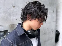 メンズカット+最旬パーマ