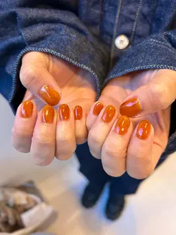 【オフあり】ハンドうる艶✨️シンプルワンカラー・グラデーション・変形フレンチ🎀初回ジェルオフ無料