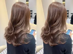 【ミニモ学割】【限定スペシャル 30%off】ブリーチなしダブルカラー＋透明感カラー＋前髪カット＋トリートメント