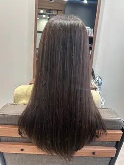 韓国コテ巻き仕上げ、透け感アディクシーカラー＋特許取得高級トリートメント『TOKIO』