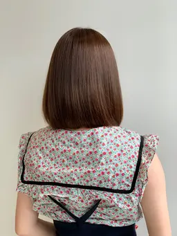 ‼️オーダー第3位‼️嫌な「黄色味」や「赤味」 消し⭐️単色カラーリング(コテ巻きセット付き)