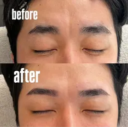 【口コミ必須】眉毛ワックス+毛抜き※男性限定(wax+カット)指名なし