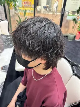【平日限定】メンズカット×特殊パーマ