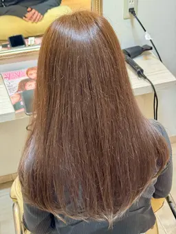 カット+フル高濃度酵素カラー+髪質改善トリートメント　【髪質改善/縮毛矯正/白髪染め/静岡駅】