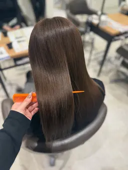 【髪質改善】超高濃度水素カラー+特濃水素トリートメント🩵🪽