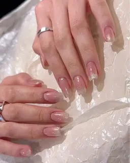 【チップジェルスカルプ長さだし】マグネットグラデーション(メンズ予約可)¥10980