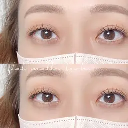 平日限定!フラットラッシュ120本×LEDエクステ