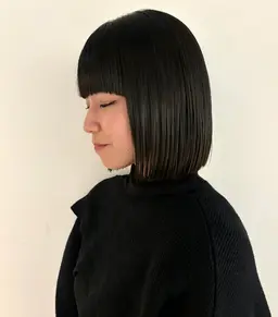 ( メンテナンス重視🥑) 前髪カット+髪質改善トリートメント ¥9.500