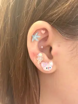 ミニモ学割U24🧑‍🎓耳つぼジュエリー15粒程度👂🎀パーツつけ放題✨（両耳合わせて最大12パーツ）