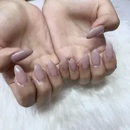 【オフあり】ジェルチップ長さだし10本ラメグラデーション