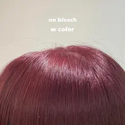 ダメージ少なめ🫧🍐ブリーチなしダブルカラー + 栄養補給トリートメント💞 + 簡単コテ巻きスタイリング🌟