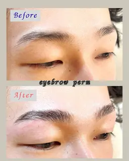 眉毛ワックススタイリング