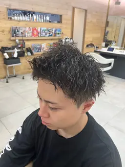 〖新規様限定〗メンズカット×ツイストスパイラルパーマ🌿