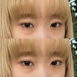 限定♡最新韓国トレンド♡束感 マスカラパーマ🪽まつ毛パーマ後にブラックティントでマスカラを塗った濃さに🖤