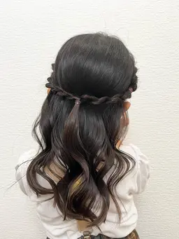 ⚪︎キッズヘアアレンジ2歳​〜​12歳