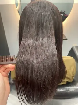 縮毛矯正+トリートメント