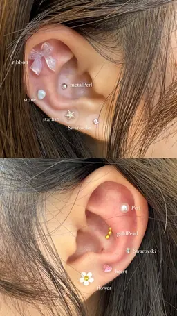 💍耳つぼジュエリー(10パーツ以内)