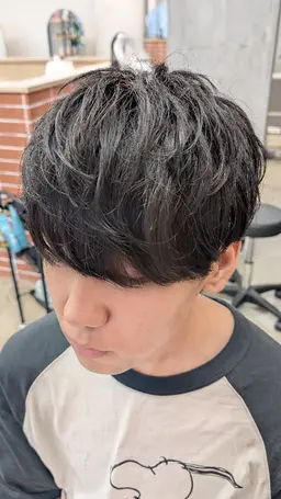 【メンズ限定】カット+フルカラー+前処理トリートメント+眉カット