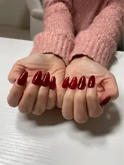 【4/4~4/15限定🍓】《ハンドネイル》ワンカラー（オフ込み）60分[岡山市北区柳町・中央町]