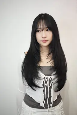 ロングレイヤーカット➕トリートメント🇰🇷🖤