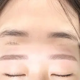 眉毛WAX脱毛(メイク付)