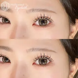 LEDマツエク🤍 Wフラット100本 & 下まつげ30本