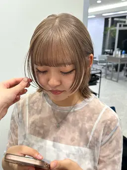 one color + shampoo blow💆🏻♀️