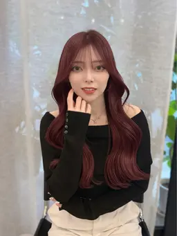 【 当日限定クーポン 】 小顔カット+資生堂韓国カラー『 秋冬は暖色が人気 』