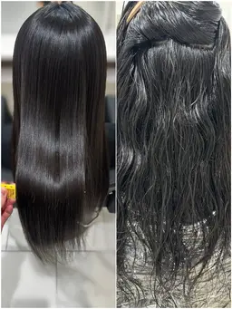 【単品メニュー】✨地毛風ストレート縮毛矯正✨柔らか質感×艶髪