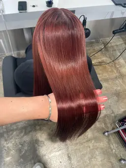 【暖色系カラー】赤系ピンク系🌹＋うる艶トリートメント