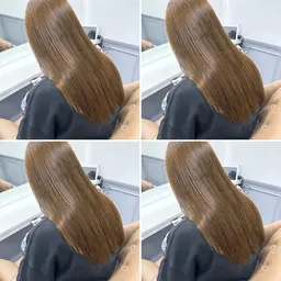 【ブリーチ卒業の方に】ブリーチ無しダブルカラー×ヒアルロン酸トリートメント【錦糸町/ブリーチなし/ロング料金無し】