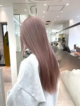 ブリーチ毛の方もおすすめホームケア付き💝髪質改善カラー💝【カット+カラー+トリートメント】カラーと同時に髪質改善✨