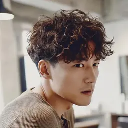 【セット楽ちん😍大人気パーマ】メンズカット＋ケアパーマ＋トリートメント　¥8800【リピータープラス2200円】