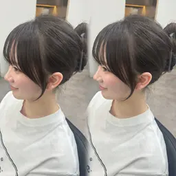 【前髪カット✂️】韓国っぽバングで垢抜け💖顔まわりの印象チェンジに🫶