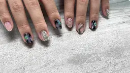 【オフ無料ケア込み】❤️オフ込み120分❤️持ち込み写真デザインアートコート¥8000