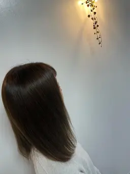縮毛矯正or酸性ストレートsh.b込み🙌ハイダメージの方は、施術をお断りする場合がございます🙇‍♀️ロング別