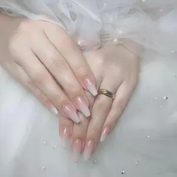 🍓🍓チップ長さ出しカラーグラデーション(ベースあり)