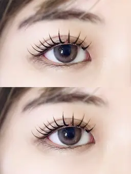 &healthy /アンドヘルシー(マツエク+まつぱ)120本(60束)🧁♡ダブルフラット装着🍒高持久💫