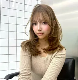 [冬先着２名様限定]🎀ブリーチなしダブルカラー(ベージュ)＋トリートメント🎀