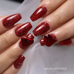 【ミニモ限定】美フォルム体験フラッシュorマグネットワンカラー＋パーツ2個(大パーツOK)付き♡