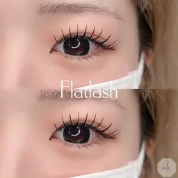 LEDエクステ(フラットラッシュ)カラー変更+880円オフ込み☆ 100本まで6000円。以降20本追加ごとに+500円