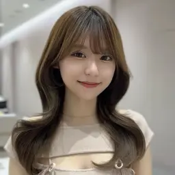 似合わせ顔まわり前髪カット