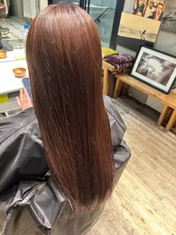 カラー＋潤い集中トリートメント(超音波アイロン付き)     モデル様募集中です！🙇‍♂️