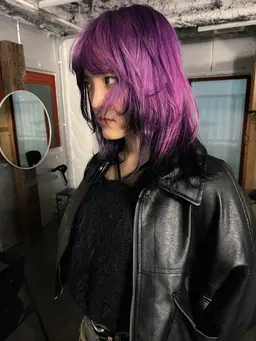 【色落ちまで可愛い】デザインブリーチカラー＋内部補修TR