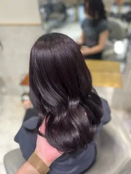 【クイックスパ付き】透明感ツヤカラー＋2ステップトリートメント🫧✨️