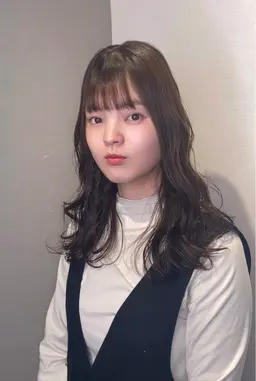 🤍コテ巻き風パーマ🤍