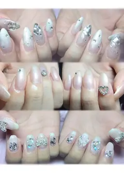 【10～20代限定】ワンカラーorラメグラorフレンチ＋1本アート꒰ 必ず概要欄をお読みください ꒱