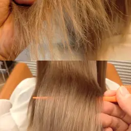 カット&メンテナンスカット枝毛などをきれいに整え長さを伸ばしてるお客様も指通りがサラサラになります(初回ミニモ限定割引)