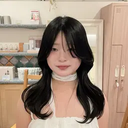 【 ご新規様限定 】ミディアム​〜​ロングの方🇰🇷こだわり韓国風カット＋スタイリング